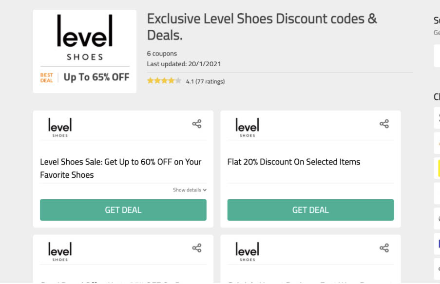 The Strongest Offers And Discounts From Level Shoes On Almowafir Websites |  Dubai Shopping Guide