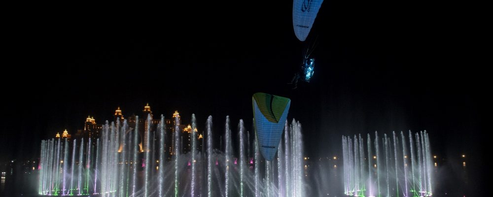 Watch As Horacio Llorens And Rafael Goberna Defy Gravity, And Aim For The Sky Over The World’s Largest Fountain