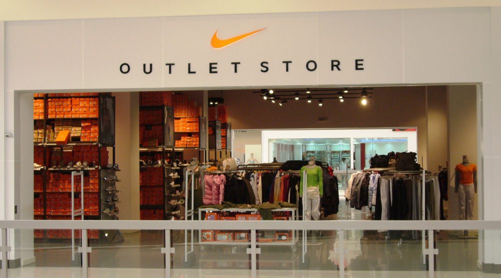 the mall outlet nike